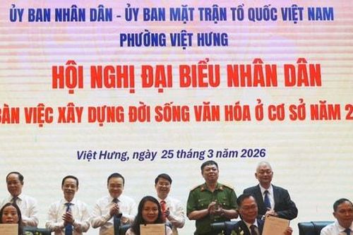 Phường Việt Hưng: Phát huy sáng kiến nhân dân trong xây dựng đời sống văn hóa