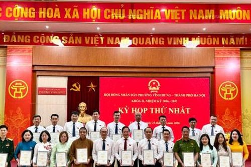 Đồng chí Nguyễn Đức Dũng giữ chức Chủ tịch HĐND phường Vĩnh Hưng