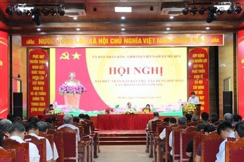 Xã Mỹ Đức: Chung sức, đồng lòng xây dựng đời sống văn hóa ở cơ sở