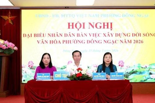 Phường Đông Ngạc phát huy sức mạnh nhân dân trong xây dựng đời sống văn hóa, văn minh đô thị