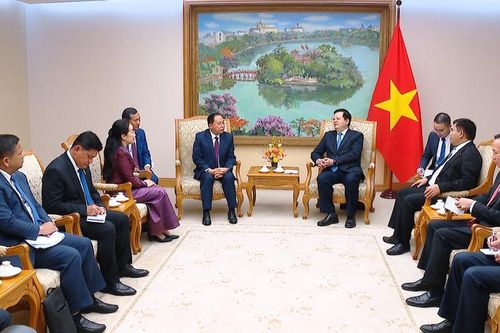 Phó Thủ tướng Mai Văn Chính tiếp Bộ trưởng Bộ Lễ nghi và Tôn giáo Campuchia