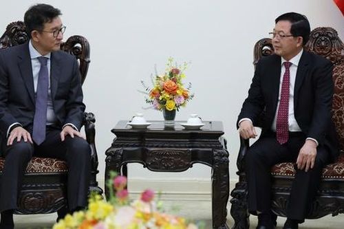Phó Thủ tướng Hồ Quốc Dũng tiếp lãnh đạo Tập đoàn năng lượng GS (Hàn Quốc)