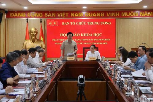 Phát triển tổ chức đảng trong các doanh nghiệp ngoài khu vực nhà nước trong tình hình mới