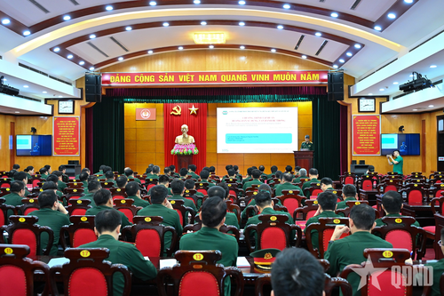 Tập huấn vận hành hệ thống giao ban trực tuyến của Tổng cục Chính trị