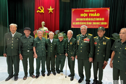 Trung đoàn 27: Hội thảo làm rõ chiến công, đề nghị truy tặng danh hiệu Anh hùng cho liệt sĩ Đinh Văn Kiên