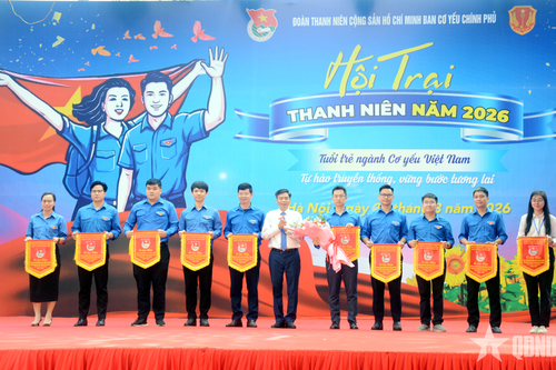 Sôi nổi hội trại của tuổi trẻ ngành Cơ yếu Việt Nam