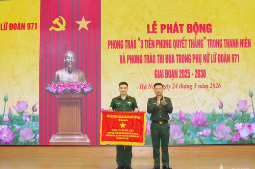 Lan tỏa khí thế thi đua trong tuổi trẻ Lữ đoàn 971