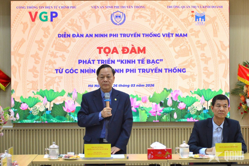 Nhiều ý kiến tâm huyết tại Tọa đàm Phát triển 'kinh tế bạc' từ góc nhìn an ninh phi truyền thống