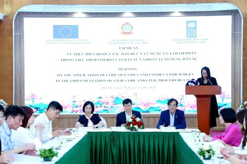 Tập huấn thực hiện quy tắc đạo đức và ứng xử của Thẩm phán