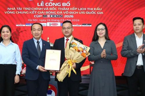 Thể Công Viettel I gặp PVF ở VCK U15 Quốc gia 2026