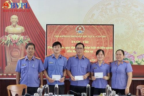 VKSND Khu vực 6 TP Cần Thơ thi tìm hiểu quy định pháp luật trong lĩnh vực dân sự