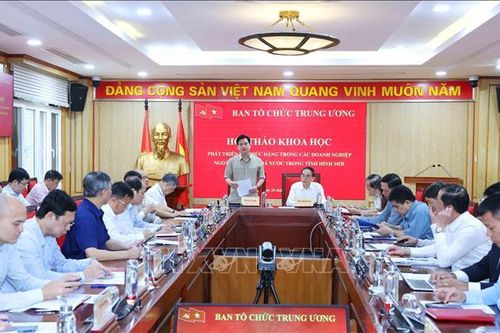 Phát triển tổ chức đảng trong các doanh nghiệp ngoài khu vực nhà nước trong tình hình mới