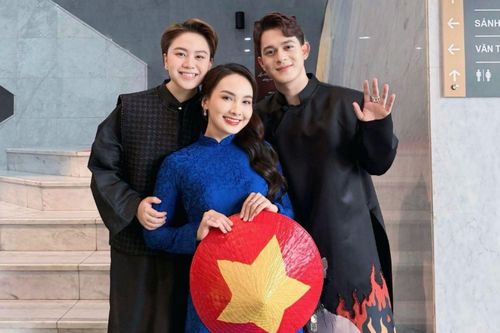 Khung hình Bảo Thanh bên hai diễn viên từng cùng đóng phim 'Về nhà đi con' gây chú ý