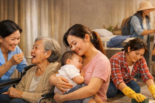 Lao động chăm sóc: Bài 1 - Những đóng góp thầm lặng của phụ nữ chưa được gọi tên
