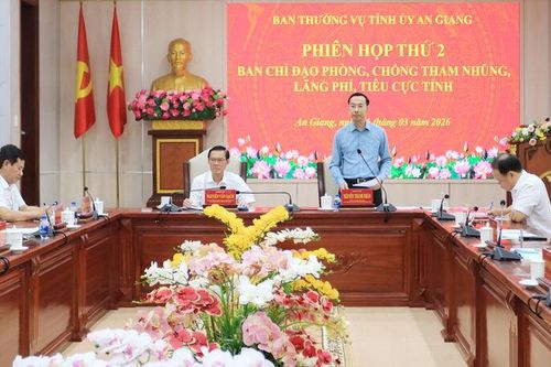 Ban Chỉ đạo Phòng, chống tham nhũng, lãng phí, tiêu cực tỉnh triển khai nhiệm vụ trọng tâm năm 2026