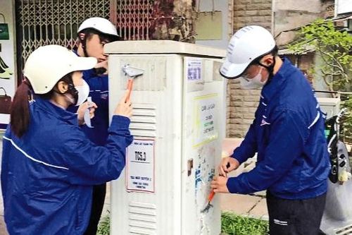 Thanh niên chung tay xây dựng đô thị văn minh