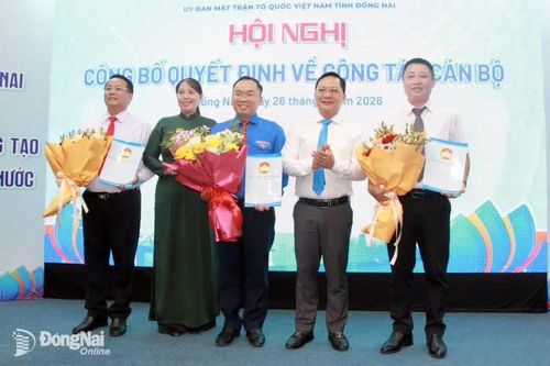 Công bố quyết định Ban Giám đốc Nhà Văn hóa thanh thiếu nhi tỉnh Đồng Nai