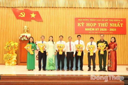 Đồng chí Phạm Thị Ngọc Đào được bầu giữ chức Chủ tịch HĐND xã Mỹ Thọ khóa II