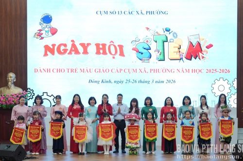 Sôi nổi Ngày hội STEM dành cho trẻ mẫu giáo năm học 2025 - 2026