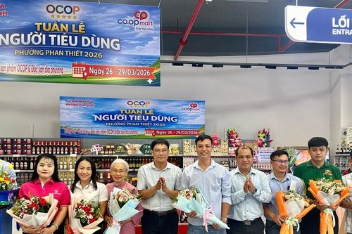 Khai mạc 'Tuần lễ người tiêu dùng phường Phan Thiết 2026'