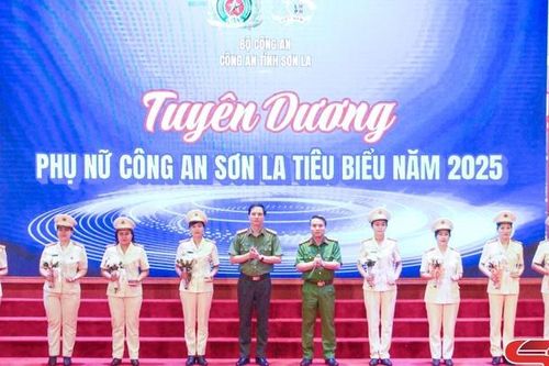 Tuyên dương Thanh niên - Phụ nữ Công an Sơn La tiêu biểu năm 2025