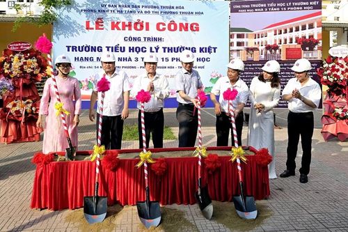 Khởi công xây dựng hạng mục nhà 3 tầng tại Trường Tiểu học Lý Thường Kiệt
