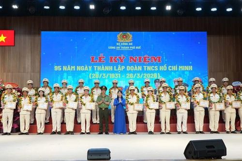 Tuyên dương 30 tập thể, cá nhân tiêu biểu của tuổi trẻ Công an thành phố