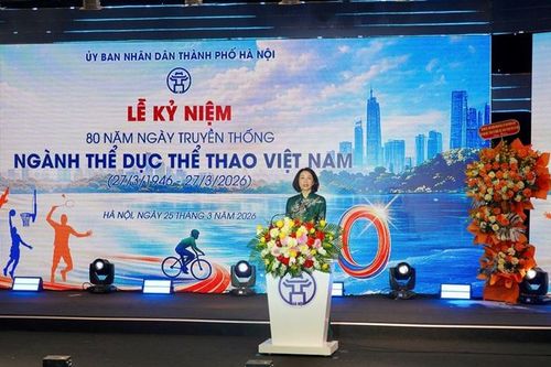 Hà Nội tổ chức Lễ kỷ niệm 80 năm Ngày truyền thống ngành Thể dục thể thao Việt Nam