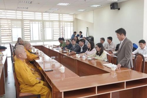 Ban Trị sự GHPGVN tỉnh Lâm Đồng, Sở Dân tộc và tôn giáo và các ban ngành họp mặt, trao đổi công tác Phật sự
