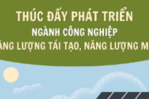 Thúc đẩy phát triển ngành công nghiệp năng lượng tái tạo, năng lượng mới