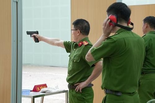 Hội thi bắn súng quân dụng trong lực lượng Cảnh sát hình sự