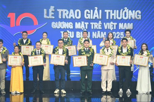 Lễ trao Giải thưởng Gương mặt trẻ Việt Nam tiêu biểu năm 2025