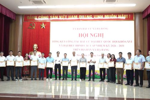 Xã Hạ Bằng công bố danh sách 23 đại biểu HĐND xã khóa II