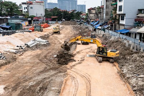 Vành đai 2,5 Hà Nội tăng tốc thi công, song song giải phóng mặt bằng