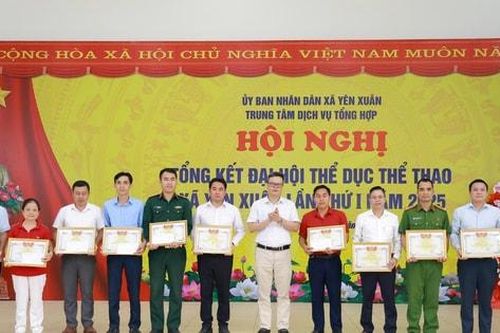 Yên Xuân phát triển phong trào thể dục - thể thao quần chúng