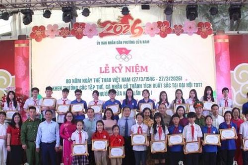 Phường Cửa Nam kỷ niệm 80 năm Ngày truyền thống ngành Thể dục thể thao Việt Nam