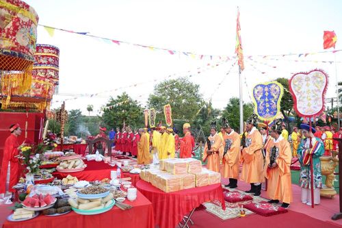 Trang nghiêm lễ tế thiên tại Miếu Bà Phú Thạnh