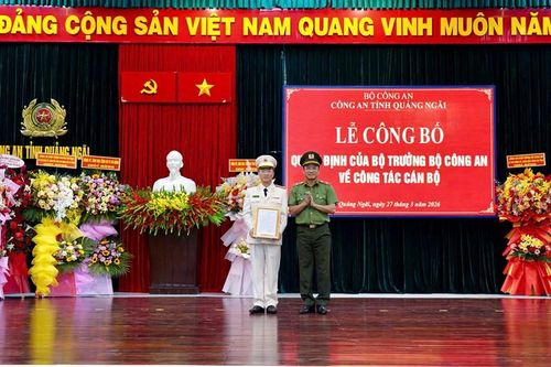 Quảng Ngãi có tân Phó Giám đốc Công an tỉnh