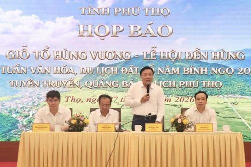 Phú Thọ tổ chức Lễ hội Đền Hùng và Tuần Văn hóa-Du lịch Đất Tổ năm 2026