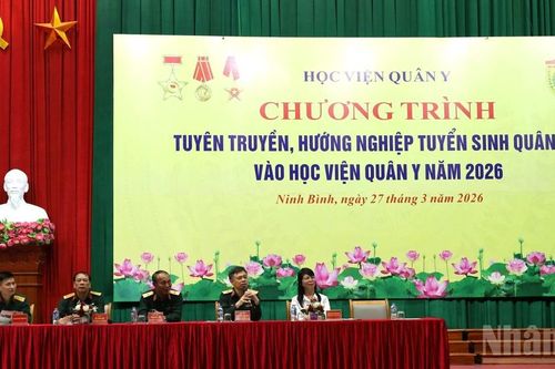 Học viện Quân y sẵn sàng chào đón học sinh tỉnh Ninh Bình thực hiện sứ mệnh chăm sóc sức khỏe bộ đội và nhân dân