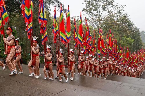 Giỗ Tổ Hùng Vương được tổ chức với quy mô chưa từng thấy