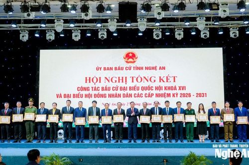 Nghệ An tổng kết công tác bầu cử đại biểu Quốc hội khóa XVI và HĐND các cấp nhiệm kỳ 2026-2031