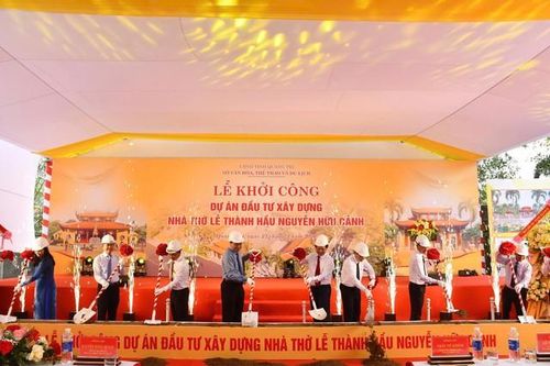 Khởi công xây dựng nhà thờ Lễ Thành hầu Nguyễn Hữu Cảnh