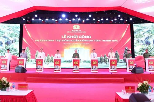Khởi công doanh trại đóng quân Công an tỉnh Thanh Hóa