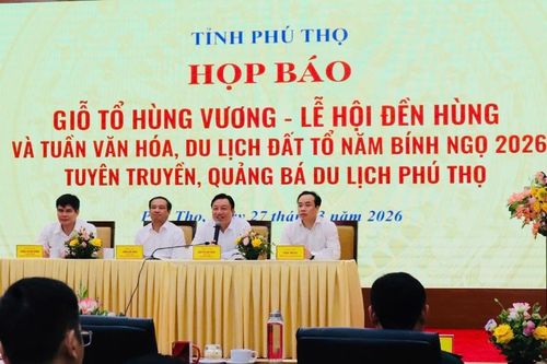 Phú Thọ công bố thông tin về Lễ Giỗ Tổ Hùng Vương và Tuần Văn hóa - Du lịch Đất Tổ 2026