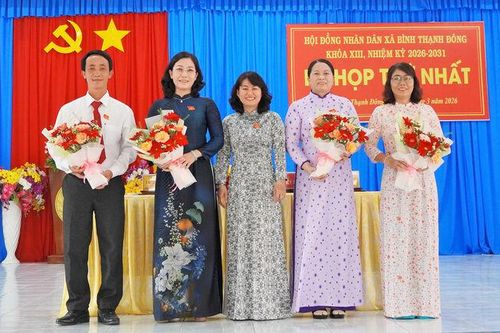 HĐND xã Bình Thạnh Đông bầu các nhân sự chủ chốt