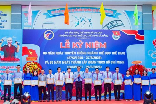 Trường Đại học Thể dục Thể thao Đà Nẵng tổ chức kỷ niệm 80 năm ngày truyền thống ngành Thể dục thể thao Việt Nam