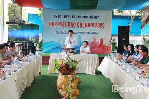 Phường Mỹ Ngãi: Họp mặt phóng viên các cơ quan báo chí