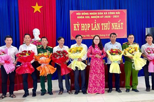 Kỳ họp thứ nhất HĐND xã Công Hải khóa XIII, nhiệm kỳ 2026 - 2031