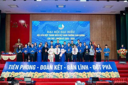 Đại hội Hội Liên hiệp Thanh niên Việt Nam phường Cam Đường lần thứ I, nhiệm kỳ 2026 - 2029